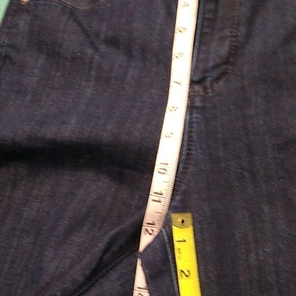 Seven7 Midnight Blue Denim Women's 12 Tummyless High Rise Skinny - Picture 5 of 10